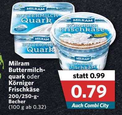 Milram Buttermilchquark Oder K Rniger Frischk Se Angebot Bei Combi