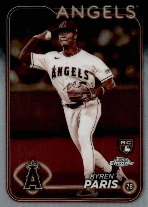 Kyren Paris Topps Chrome Sepia Refractor Price Guide Sports