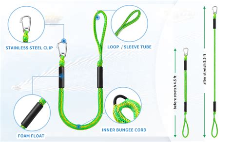 Amazon Dockmoor Bungee Dock Lines For Boats Marine Mooring Lines