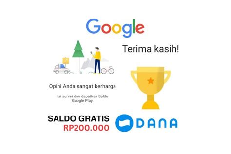 Selamat Kamu Pemenang Saldo Dana Gratis Rp Dari Google Cek