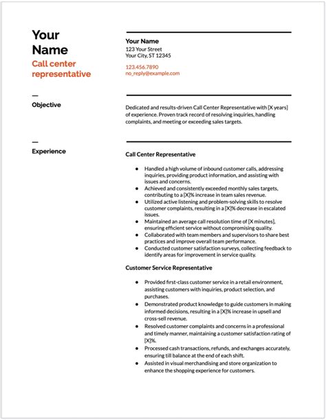 8 Customer Service Resume Examples To Land Your Next Job