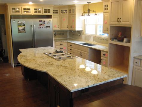 Colonial Gold Granite Kitchen Counter Kitchen New York By Fiorano