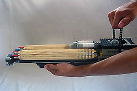 Cool Mods - The Double Barreled Lego Rubberband Minigun