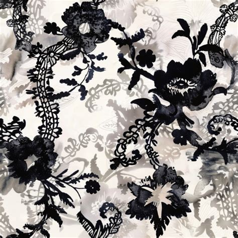 Download Black and White Floral Pattern Patterns Online - Creative Fabrica