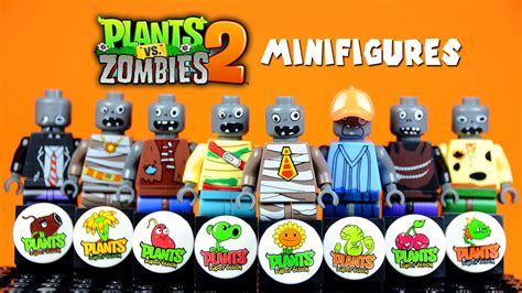 Lego Plants Vs Zombies Garden Warfare Knockoff Minifigures Set