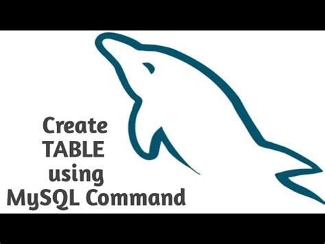 How To Create A Table In MySQL MySQL Tutorial For Beginners YouTube