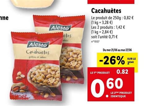 Promo Cacahu Tes Chez Lidl