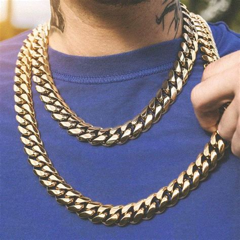 Our Classic Miami Cuban Link In A 19mm Choker Upgrade Your Fit With