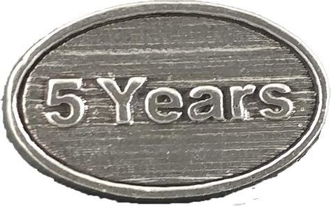 5 Year Pin Pewter Pin A800 Creative Pewter Designs Uk