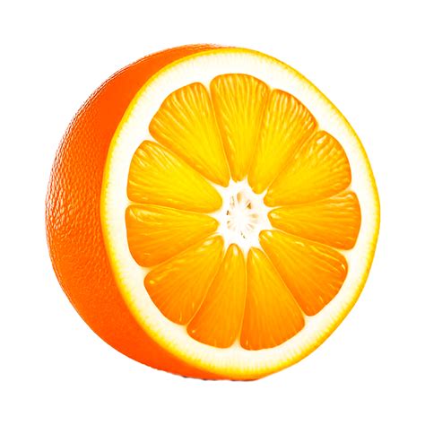 Orange slice isolated on transparent background AI Generative 27296617 PNG