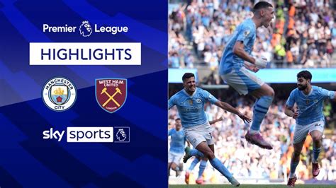 Manchester City 3-1 West Ham | Premier League highlights | Football ...