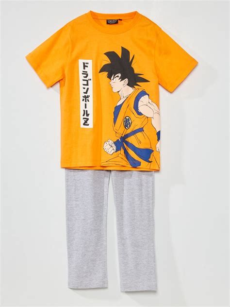 Pyjama Dragon Ball Z Pi Ces Orange Kiabi