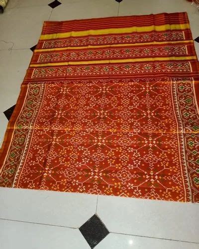 M Separate Blouse Piece Chanderi Silk Singal Ikkat Patola Saree