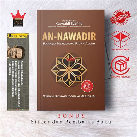 Jual Buku An Nawadir Rahasia Menggapai Ridha Allah Syekh