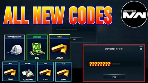 Updated New Modern Warships Promo Codes October Modern Warships