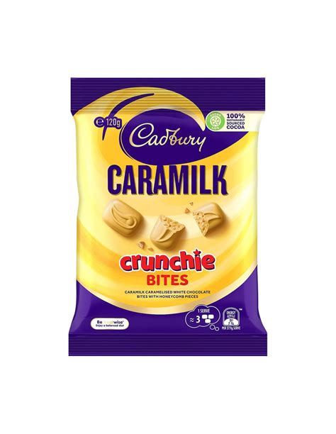 Cadbury Caramilk Crunchie Bites 120g X 14