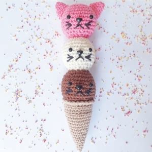 Meowpolitan Ice Cream Crochet Pattern Ribblr