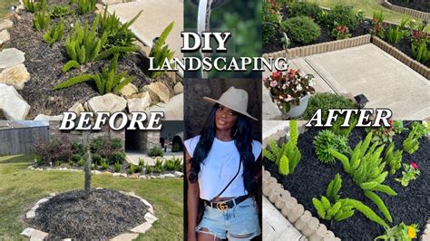 Front Yard Makeover On A Budget Full Diy For Beginners Vlog How