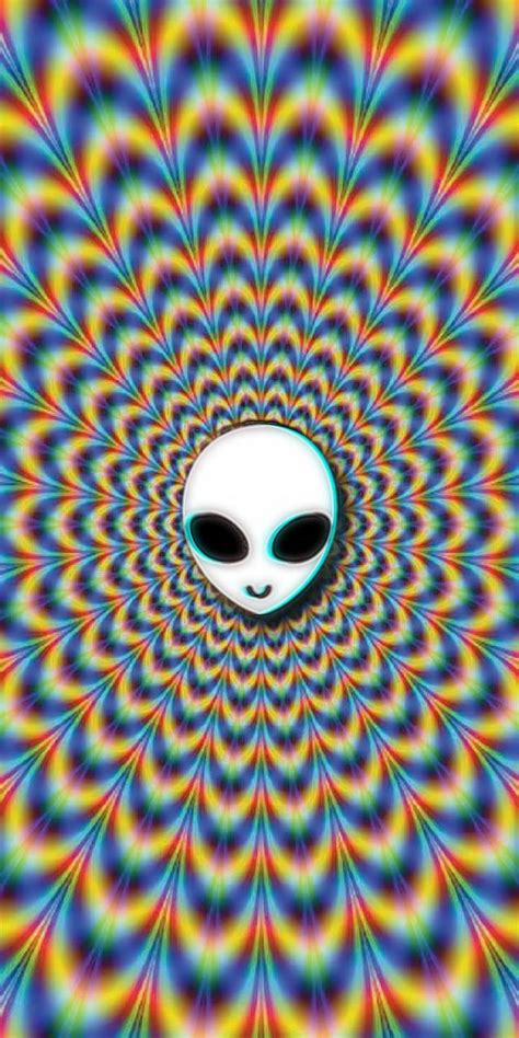 Trippy Alien Aesthetic Laptop Wallpaper