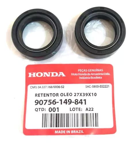 Retentor Bengala Honda Cg A Par Honda Nok Parcelamento