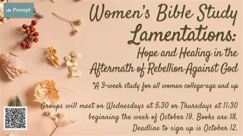 Women S Bible Study Lamentations FBC Summit