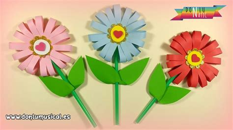 Cómo Hacer Flores De Papel En 5 Minutos Manualidades