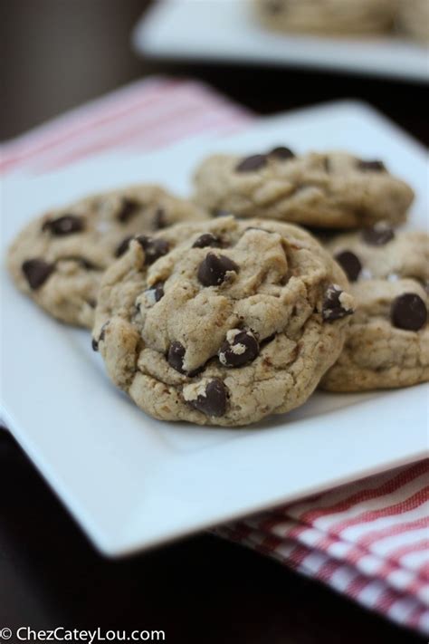 Pretzel Chocolate Chip Cookies - Chez CateyLou