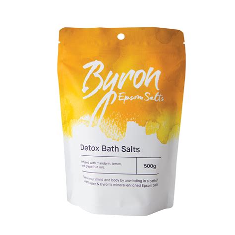 Byron Epsom Salts Detox Bath Salts 500g From Naturals