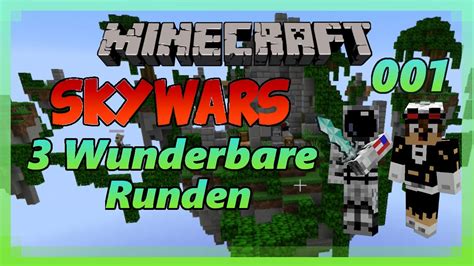 3 Wunderbare Runden Skywars Minecraft Skywars 001 HD 60fps