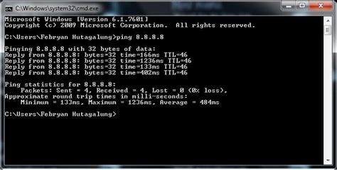 Tutorial Cara Cek Ping Menggunakan Cmd Dengan Mudah