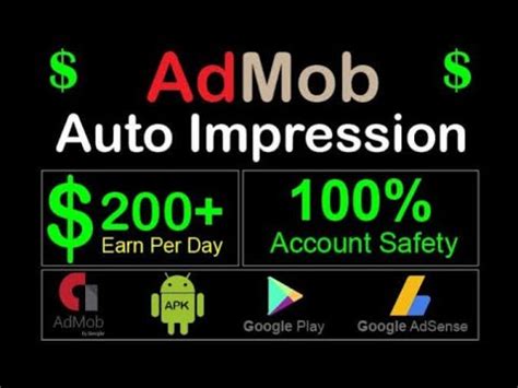 How To Create Auto Impression AdMob Self Click Mobile App And Make