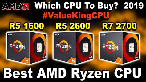 🔥 Best Amd Ryzen 2nd Gen Cpu 🔥 R5 1600 Vs R5 2600 Vs R5 2600x Vs R7 2700 Vs R7 2700x Amd Cpu