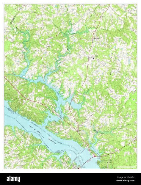 Clarksville virginia map Cut Out Stock Images & Pictures - Alamy