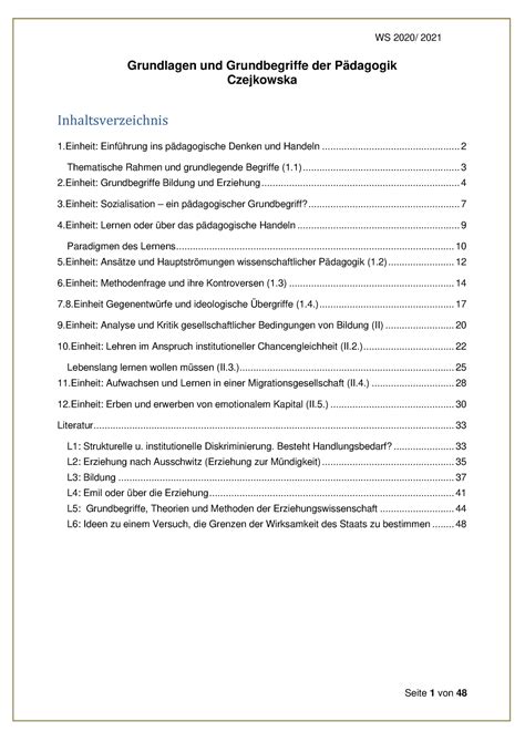 Skript Grundlagenund Grundbegriffe Grundlagen Und Grundbegriffe Der