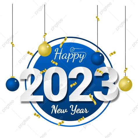 New Year 2023 Vector Art Png 2023 New Year 2023 Happy New Year 2023 Happy New Year Png Image