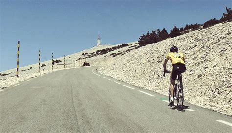 Me climbing Mont Ventoux from Bedoin : bicycling