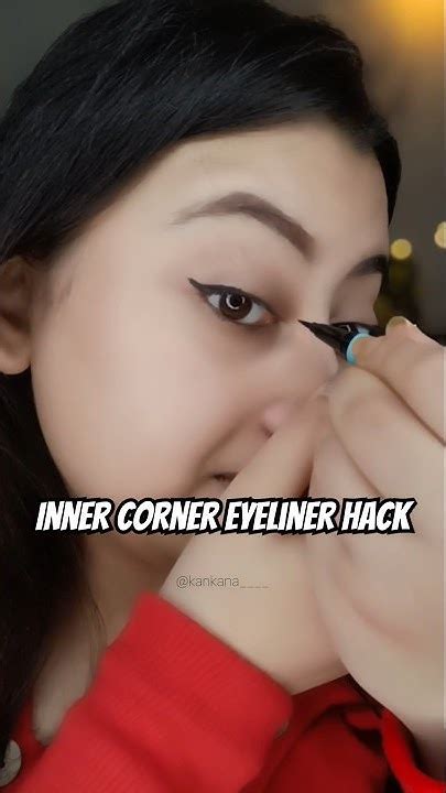 Inner Corner Eyeliner Hack 😱🤩 ️ Youtubeshorts Shorts Eyelinerhacks