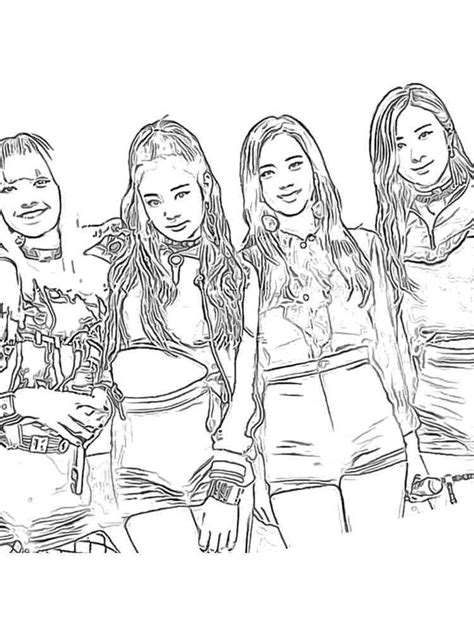 Blackpink Coloring Pages