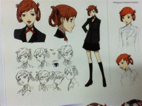 Persona Trinity Soul Megumis Anime Design Compared To Shigenori