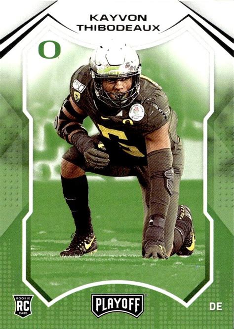 Kayvon Thibodeaux 2022 Chronicles Playoff Draft RC 17 Oregon Ducks