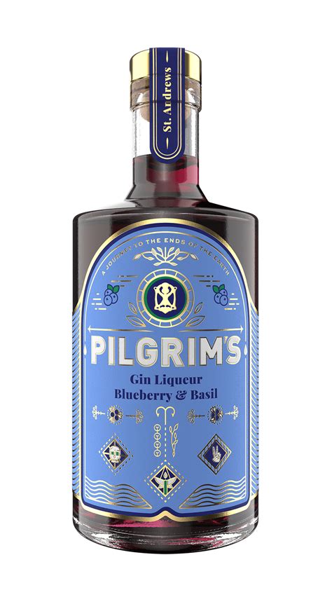 Blueberry And Basil Liqueur 50cl Pilgrims Drinks