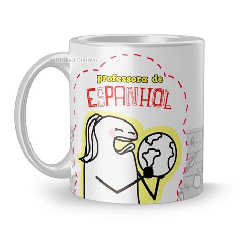 Caneca Professor A De Espanhol Flork