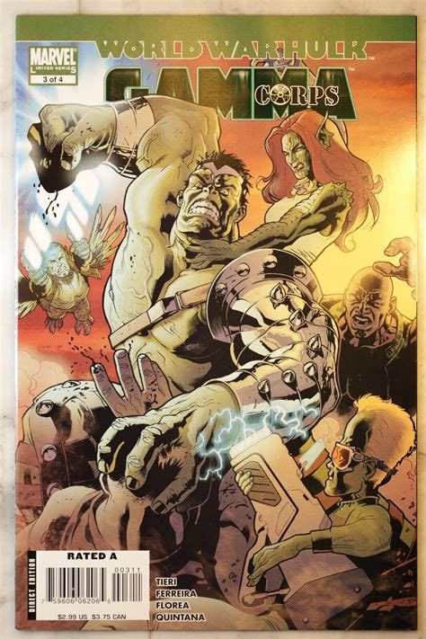 Marvel The Incredible Hulk World War Gamma Corps Of Comics Frank