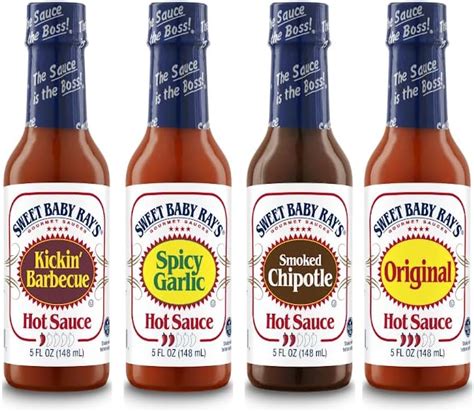 Amazon Sweet Baby Rays Spicy Garlic Hot Sauce Fl Oz Pack Of