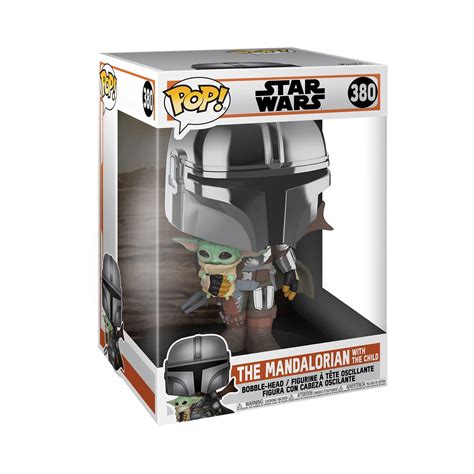 Funko POP! Star Wars: The Mandalorian with The Child 10-in Bobblehead ...