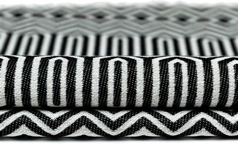 Mcalister Textiles Colorado Black White Fabric By The Metre