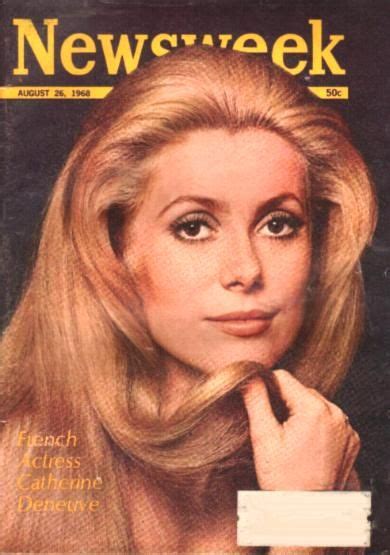 Catherine Deneuve Newsweek Magazine 26 August 1968 Cover Photo