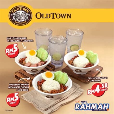 Nasilemakrahmah Oldtown White Coffee Di Kuala Lumpur Menu Rahmah App