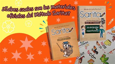 Sabes Cu Les Son Los Materiales Oficiales Del M Todo Sarita Youtube