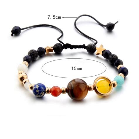 Pulsera Ajustable De Planetas Del Sistema Solar Veraly